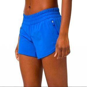 Lululemon Royal Blue 4” Tracker Shorts